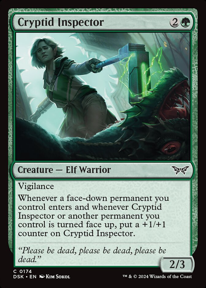 Cryptid Inspector - carta Magic The Gathering