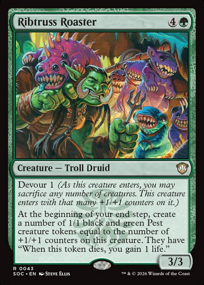 Ribtruss Roaster - carta Magic The Gathering