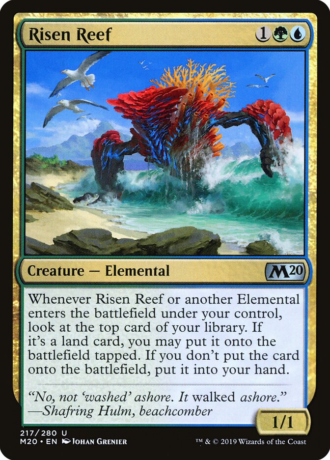 Risen Reef - carta Magic The Gathering