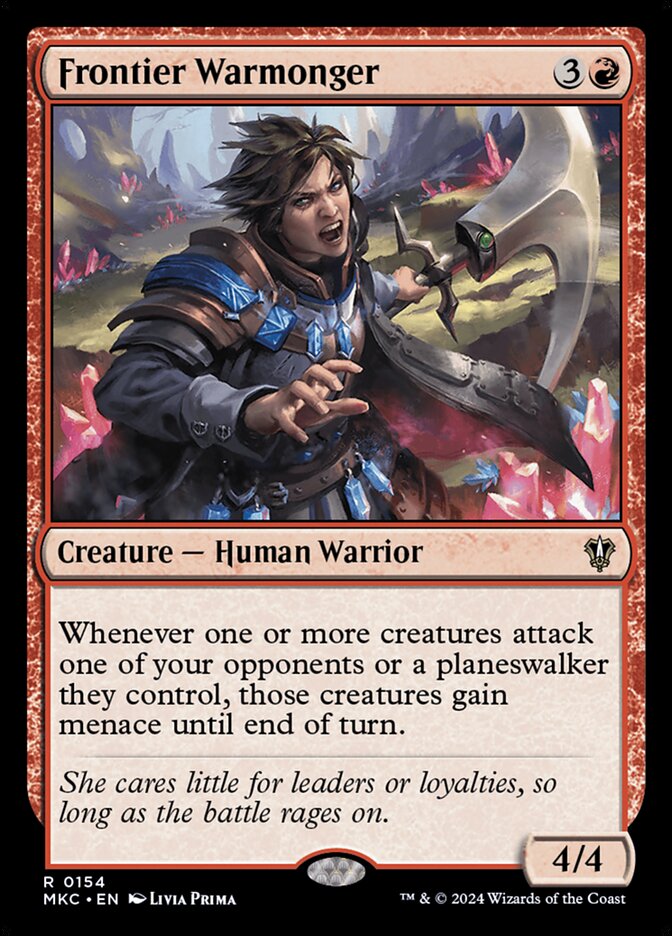 Frontier Warmonger - carta Magic The Gathering