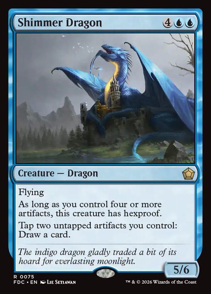 Shimmer Dragon - carta Magic The Gathering