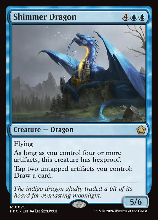 Shimmer Dragon - carta Magic The Gathering