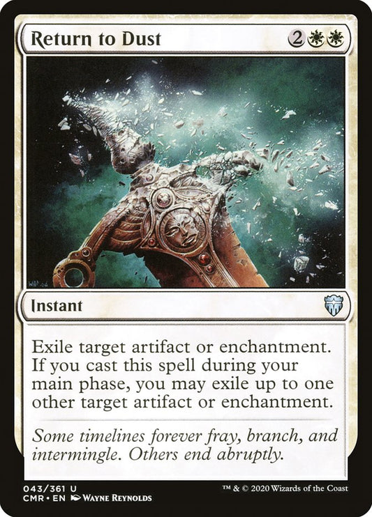 Return to Dust - carta Magic The Gathering