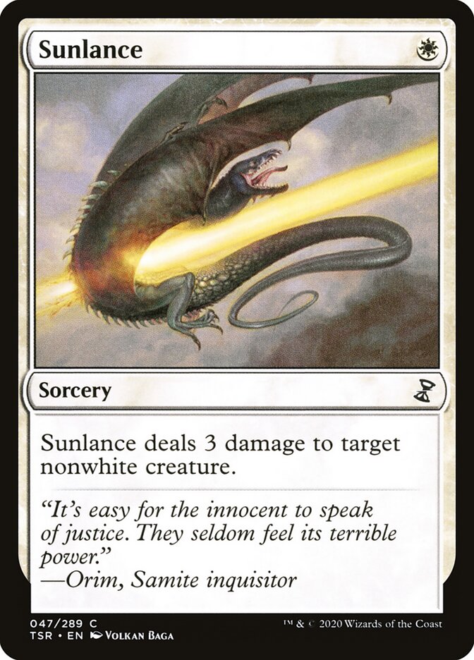 Sunlance - carta Magic The Gathering
