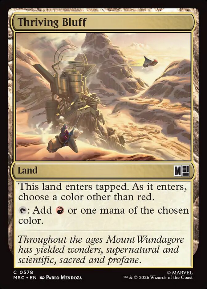 Thriving Bluff - carta Magic The Gathering
