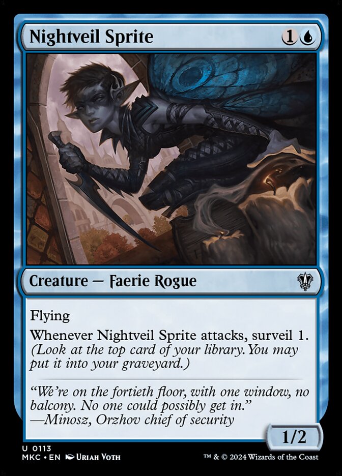 Nightveil Sprite - carta Magic The Gathering