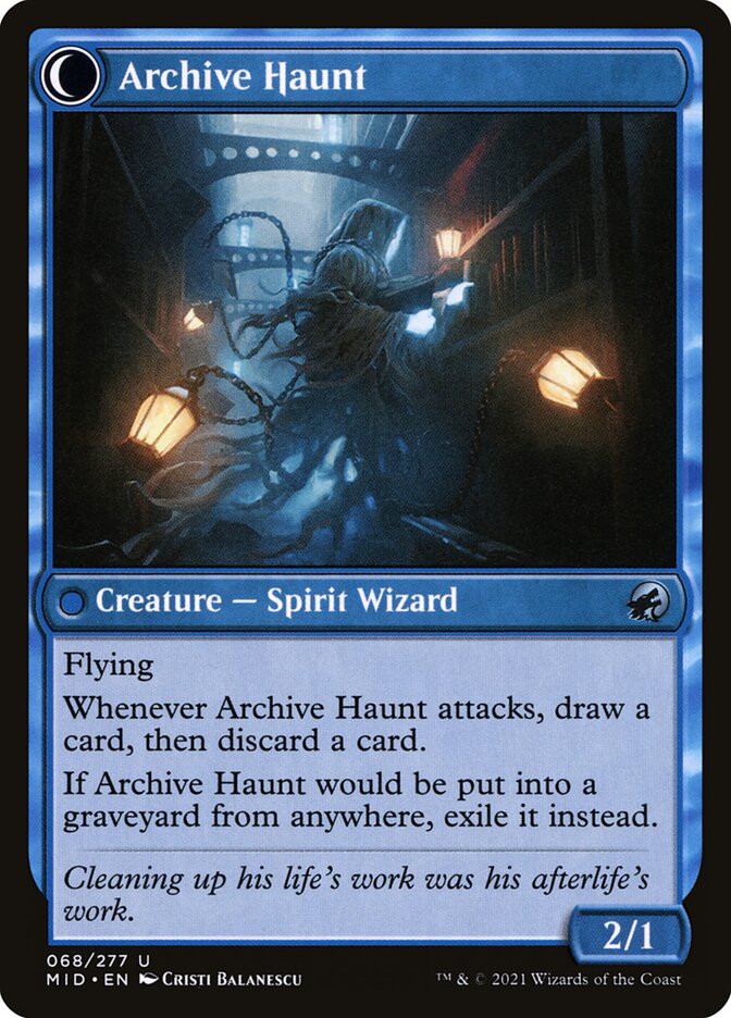 Archive Haunt - carta Magic The Gathering