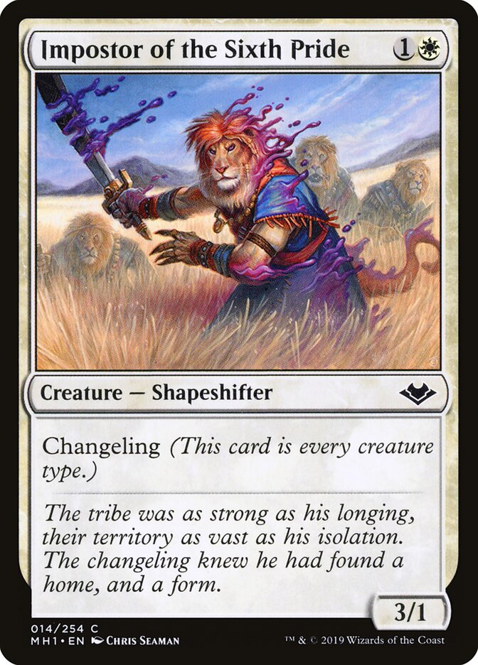 Impostor of the Sixth Pride - carta Magic The Gathering