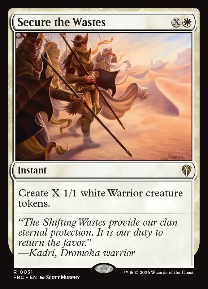 Secure the Wastes - carta Magic The Gathering