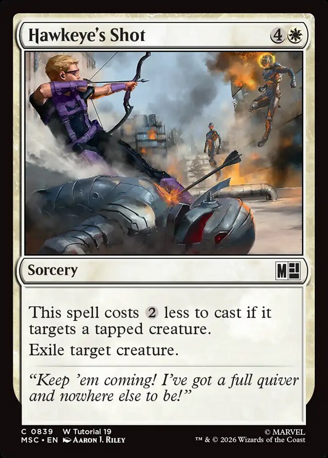 Hawkeye's Shot - carta Magic The Gathering