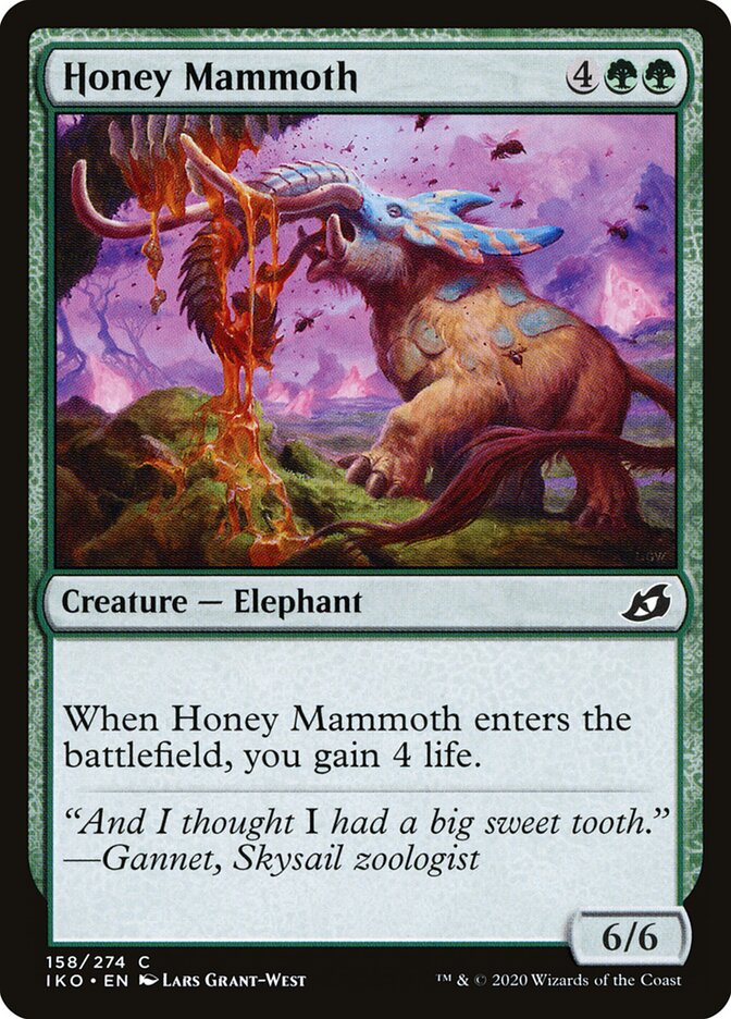 Honey Mammoth - carta Magic The Gathering