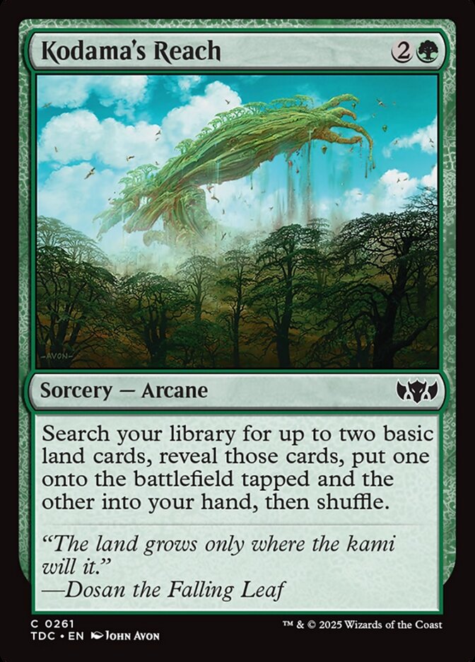 Kodama's Reach - carta Magic The Gathering