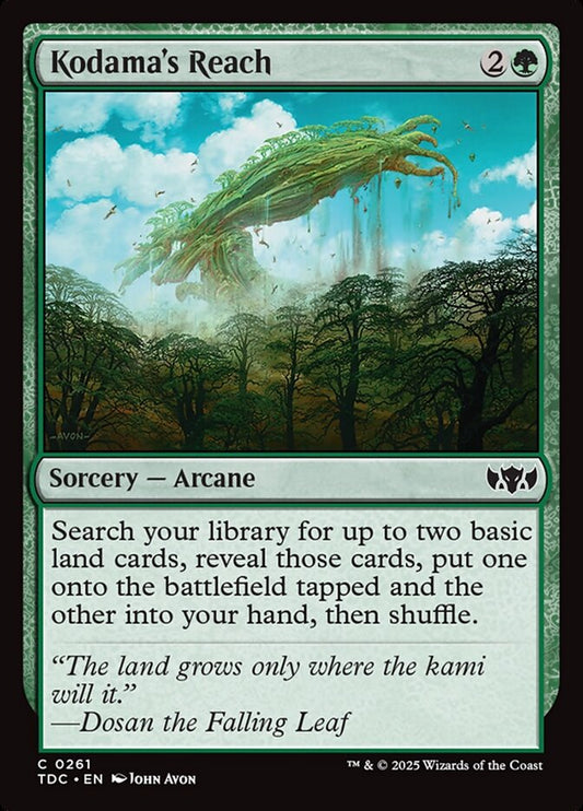 Kodama's Reach - carta Magic The Gathering