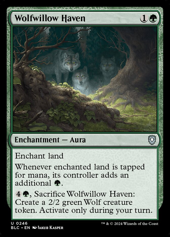 Wolfwillow Haven - carta Magic The Gathering