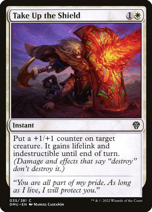 Take Up the Shield - carta Magic The Gathering