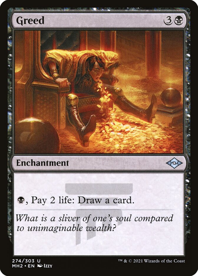 Greed - carta Magic The Gathering