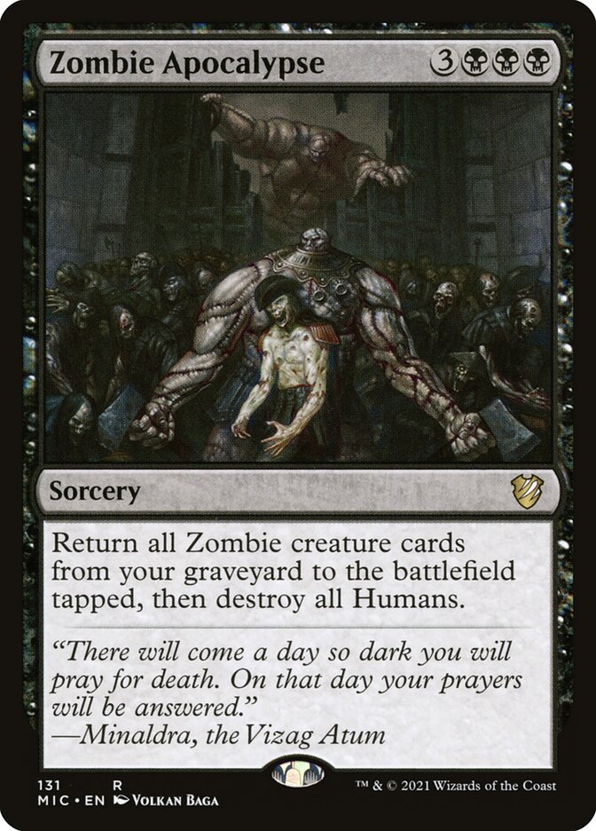 Zombie Apocalypse - carta Magic The Gathering