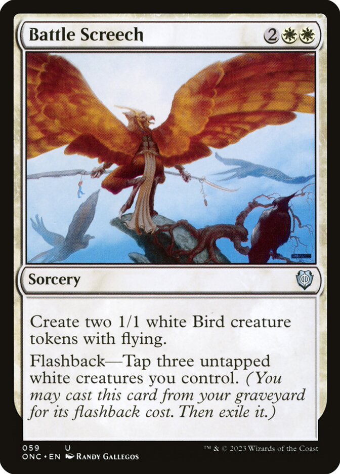 Battle Screech - carta Magic The Gathering