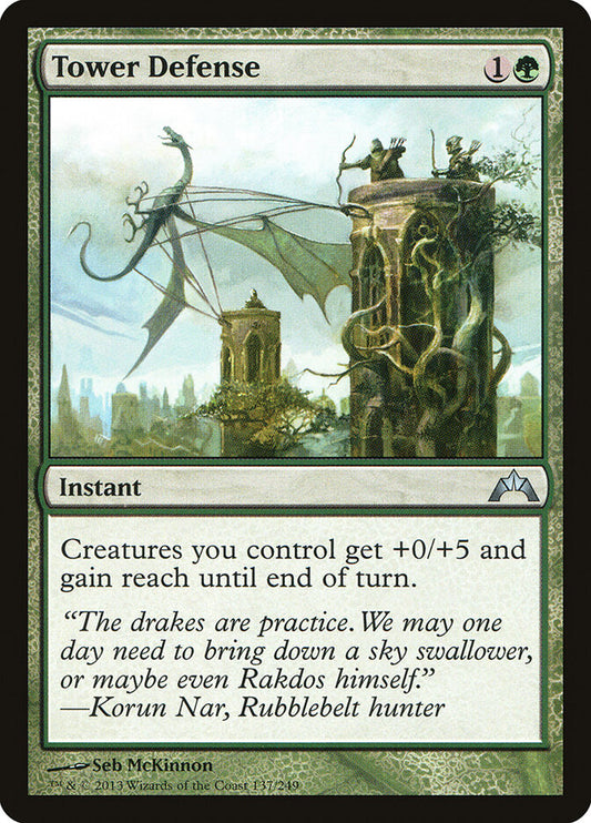 Tower Defense - carta Magic The Gathering