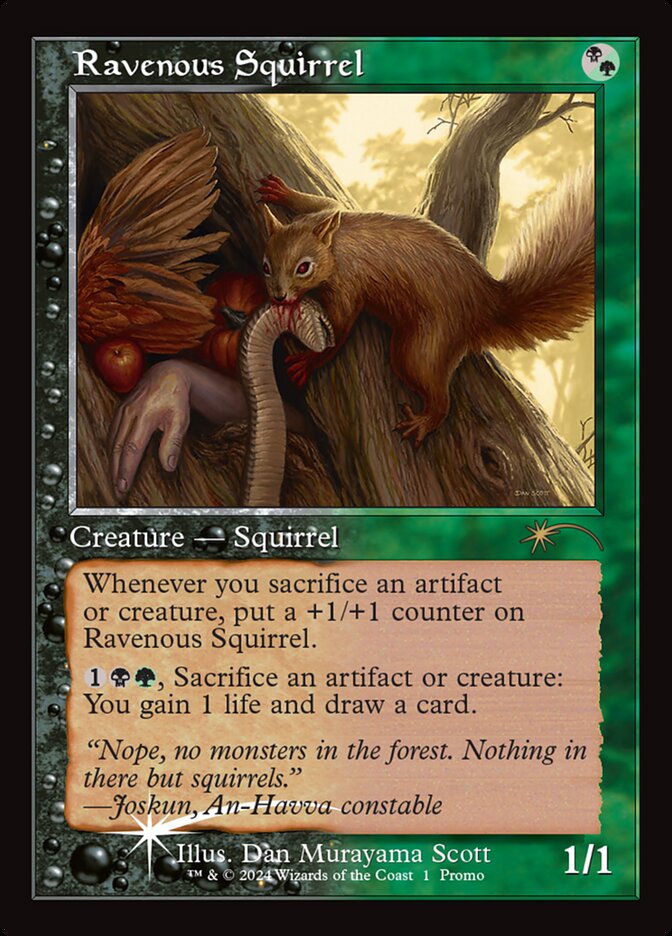 Ravenous Squirrel - PW24-015-F-BF-WPN