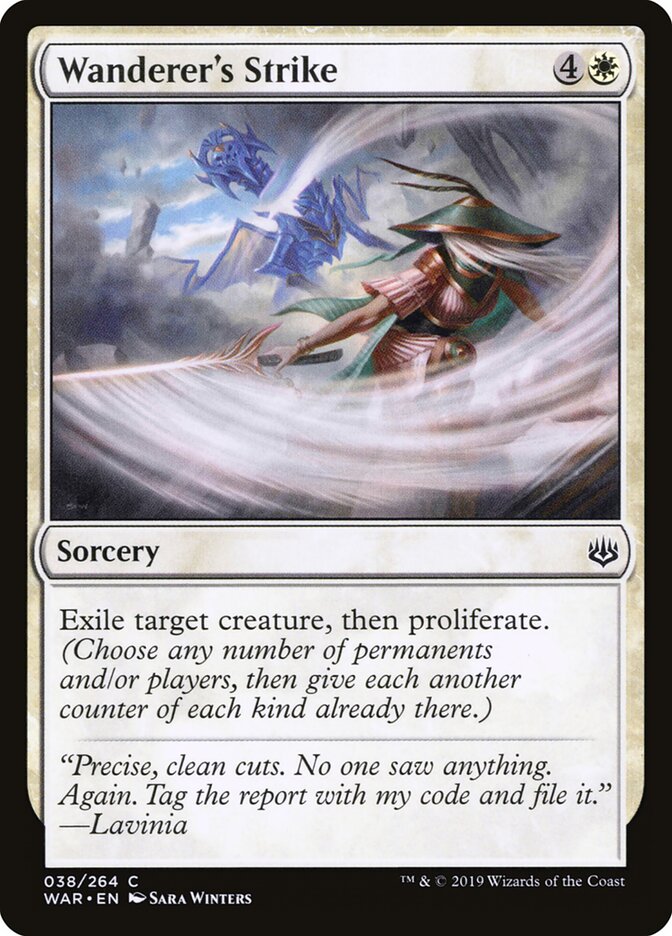 Wanderer's Strike - carta Magic The Gathering