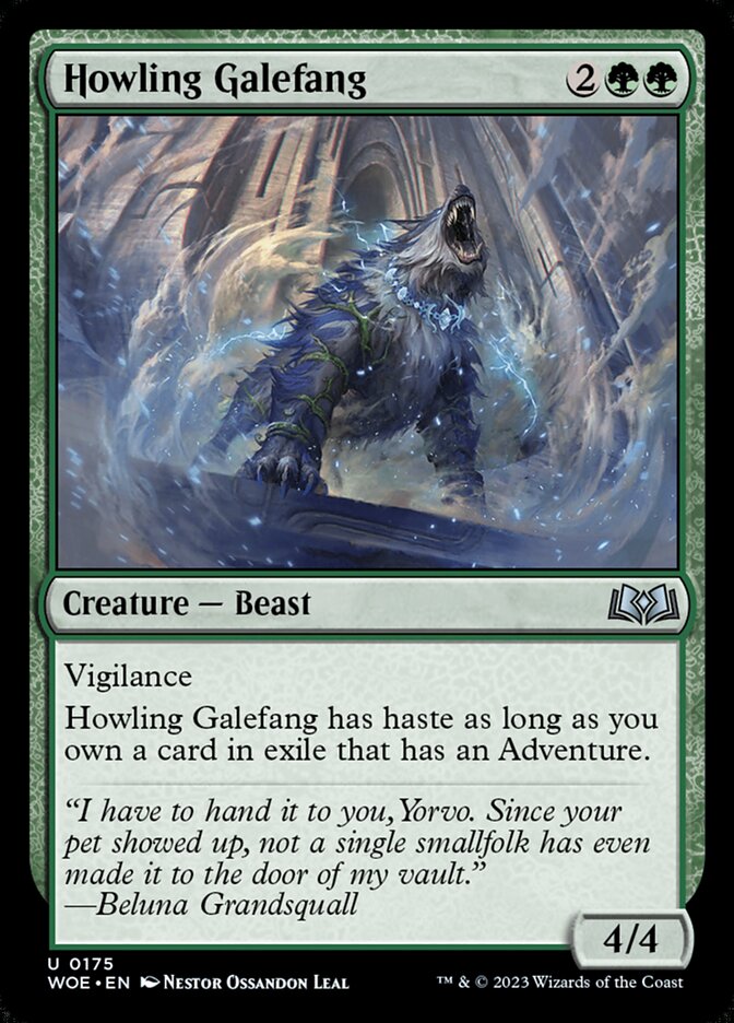 Howling Galefang - carta Magic The Gathering