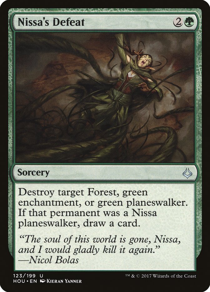 Nissa's Defeat - carta Magic The Gathering