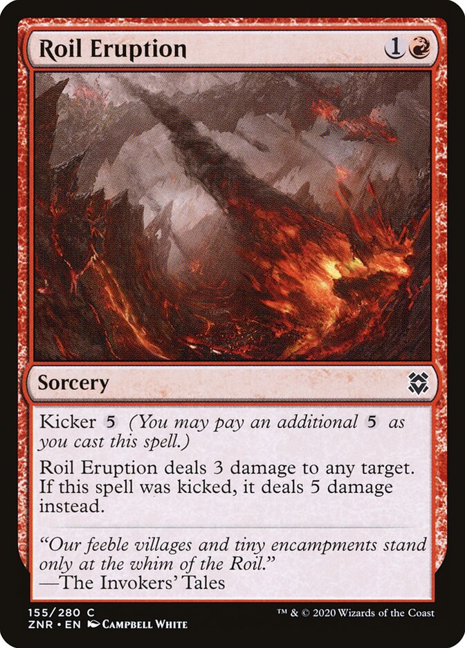 Roil Eruption - carta Magic The Gathering