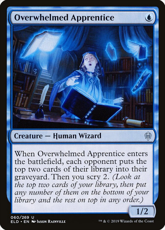 Overwhelmed Apprentice - carta Magic The Gathering