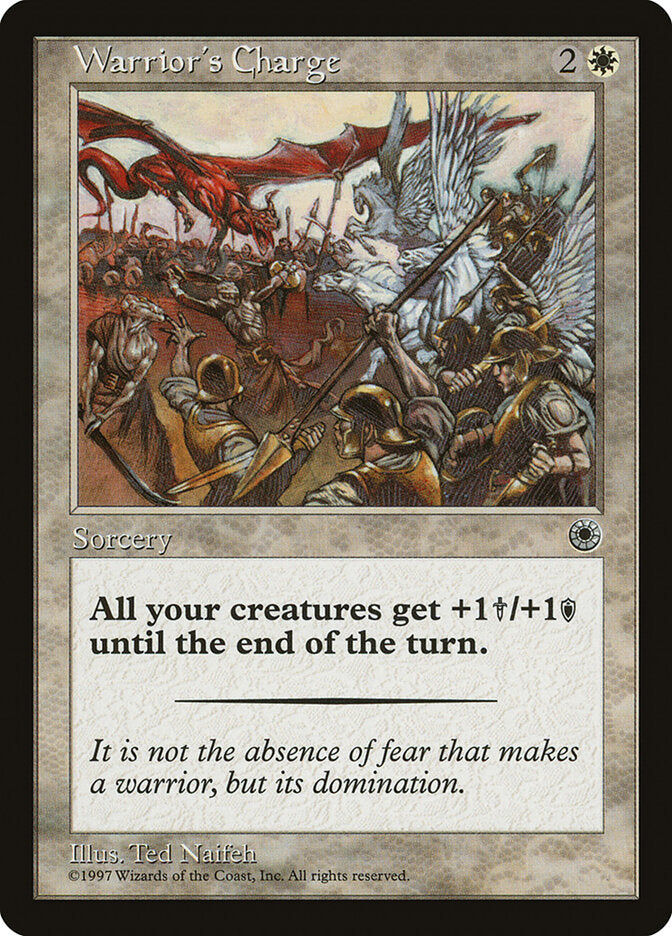 Warrior's Charge - carta Magic The Gathering