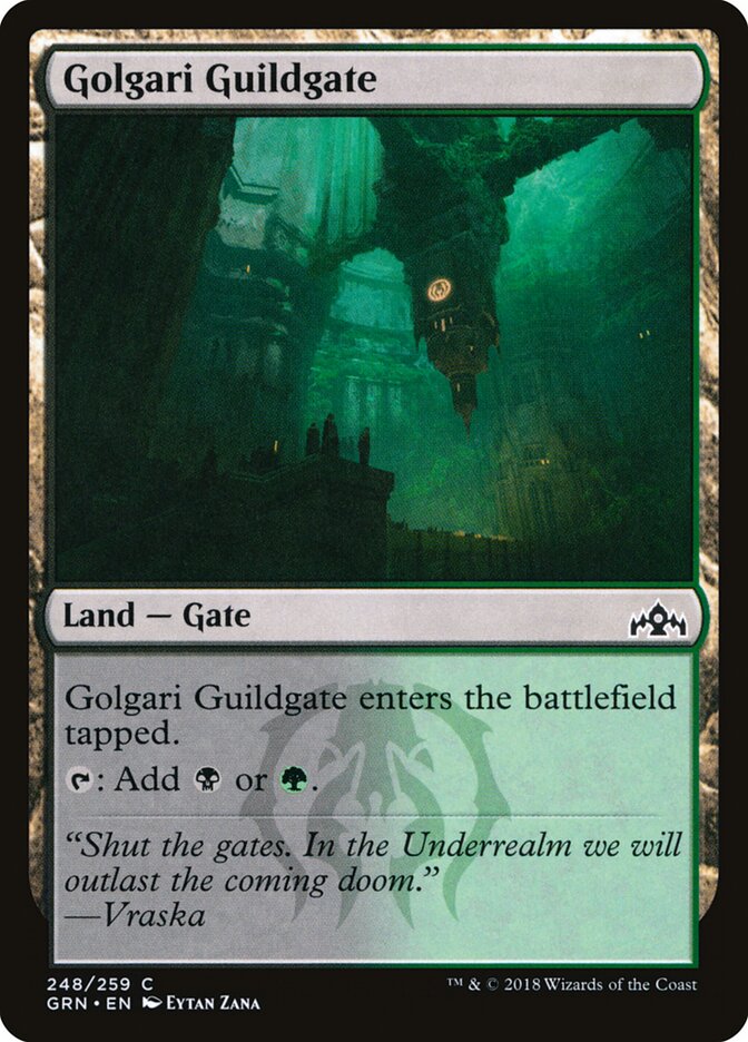 Golgari Guildgate - carta Magic The Gathering