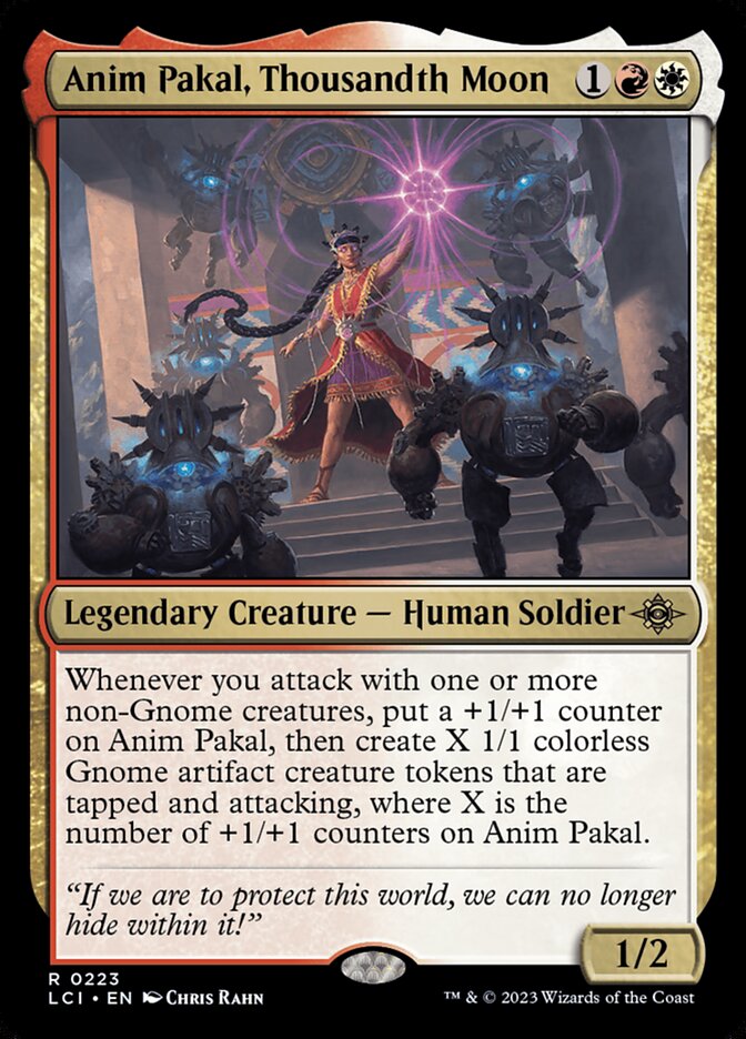 Anim Pakal, Thousandth Moon - carta Magic The Gathering