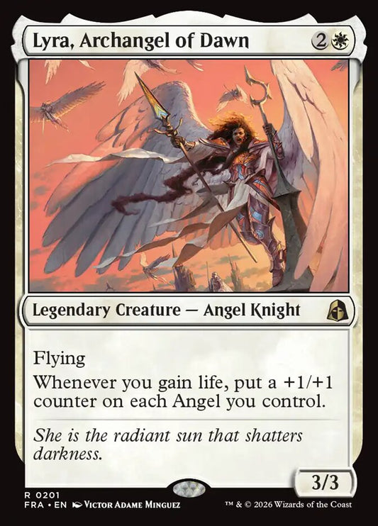 Lyra, Archangel of Dawn - carta Magic The Gathering