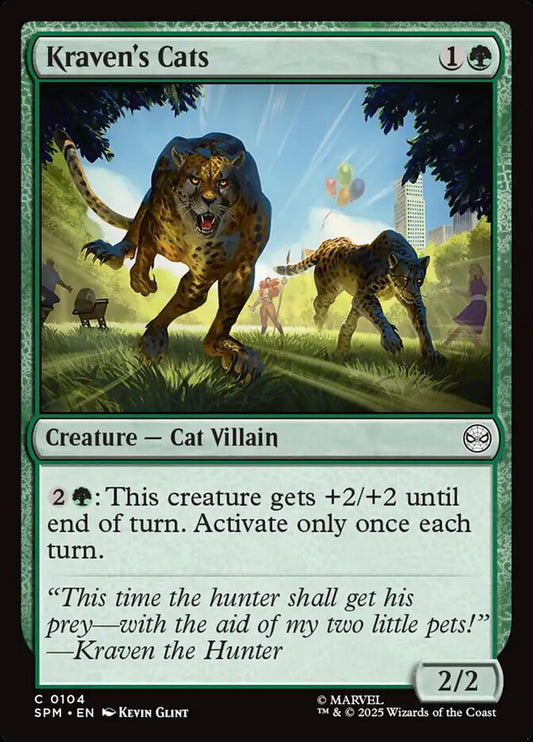 Kraven's Cats - SPM-104-NF-STD