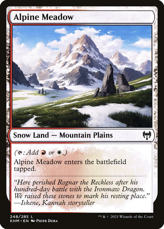 Alpine Meadow - carta Magic The Gathering