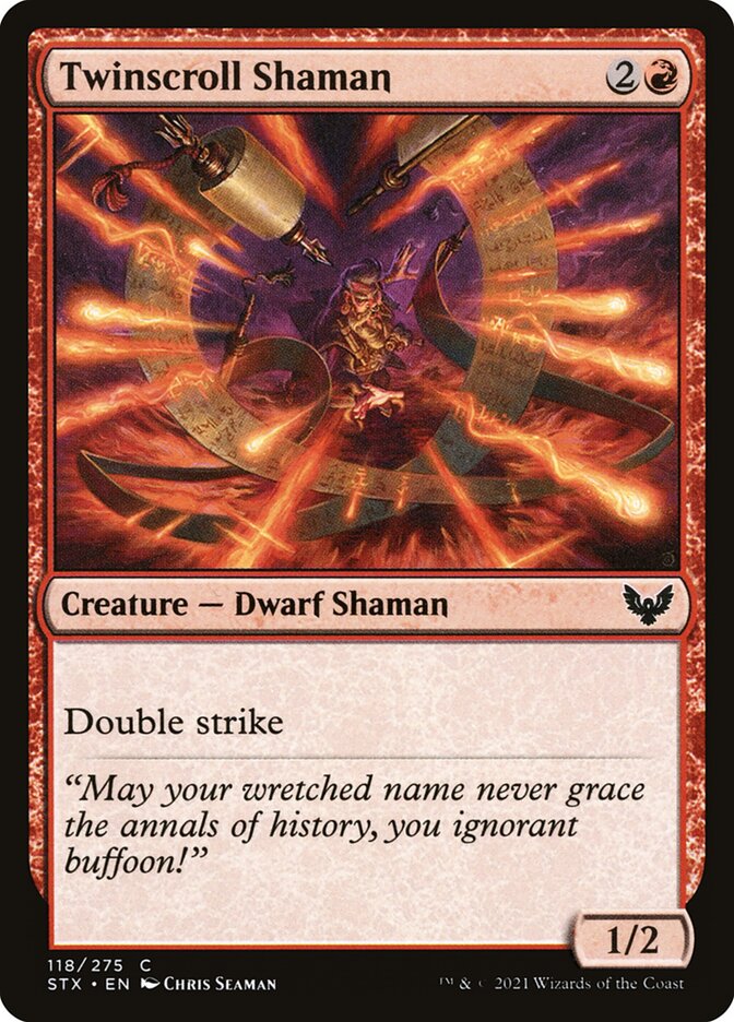 Twinscroll Shaman - carta Magic The Gathering