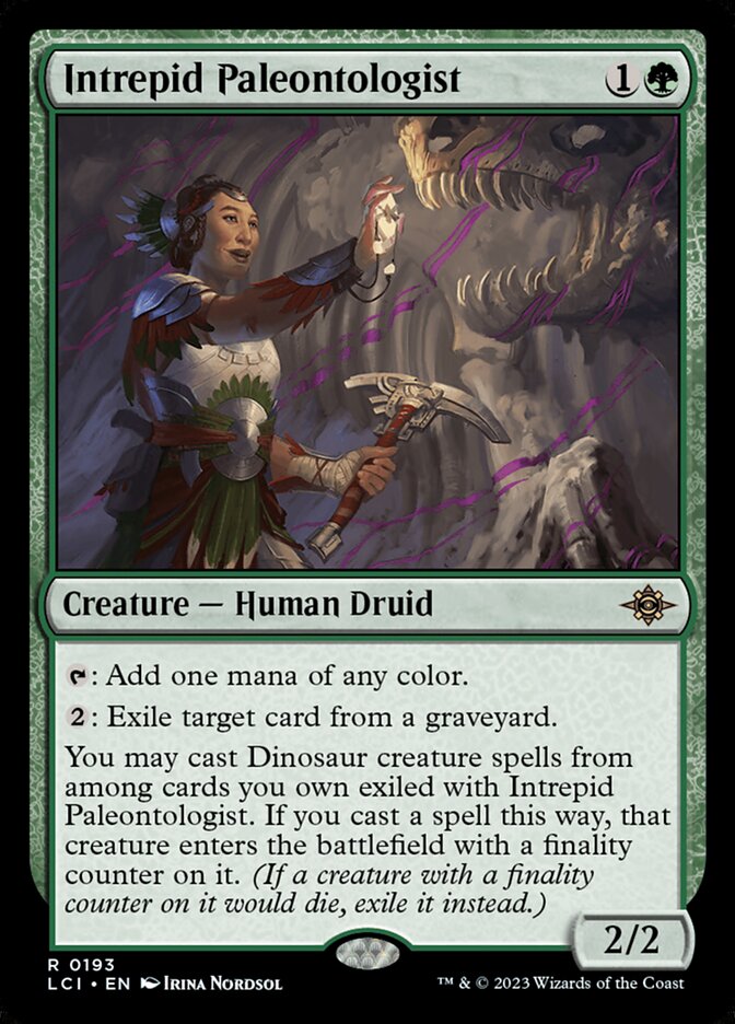 Intrepid Paleontologist - carta Magic The Gathering