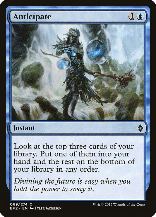Anticipate - carta Magic The Gathering
