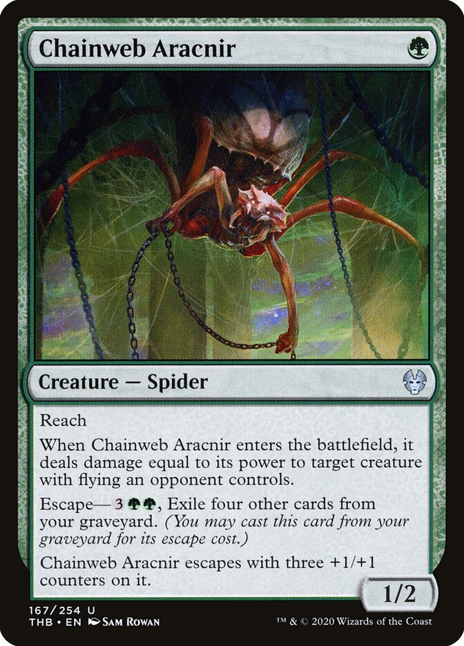 Chainweb Aracnir - carta Magic The Gathering
