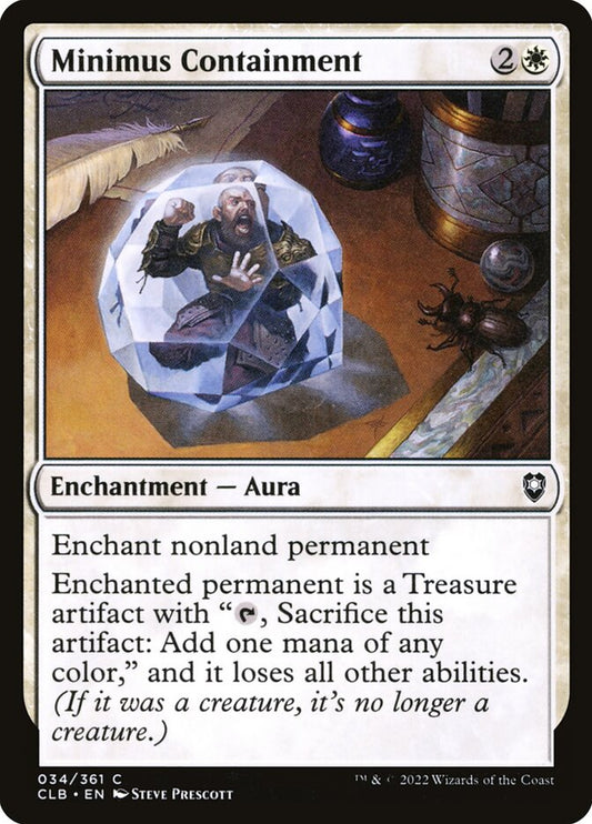 Minimus Containment - carta Magic The Gathering