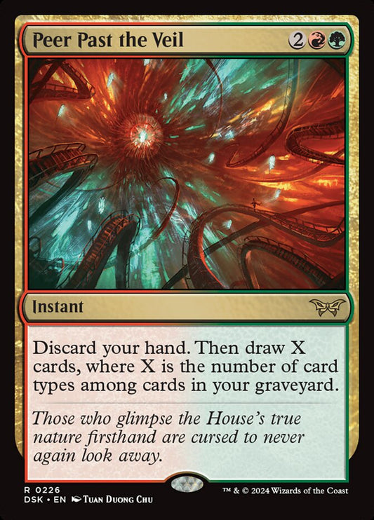 Peer Past the Veil - carta Magic The Gathering