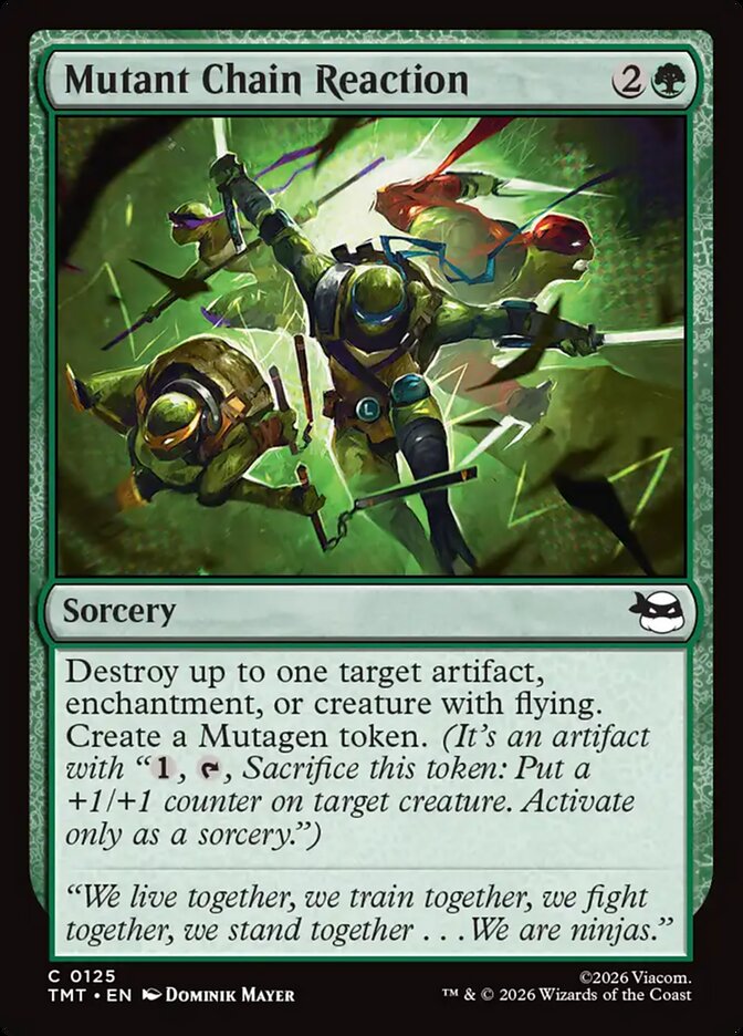 Mutant Chain Reaction - carta Magic The Gathering