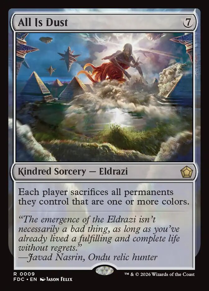 All Is Dust - carta Magic The Gathering