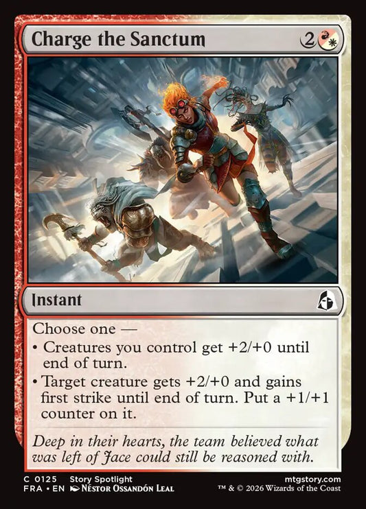 Charge the Sanctum - carta Magic The Gathering