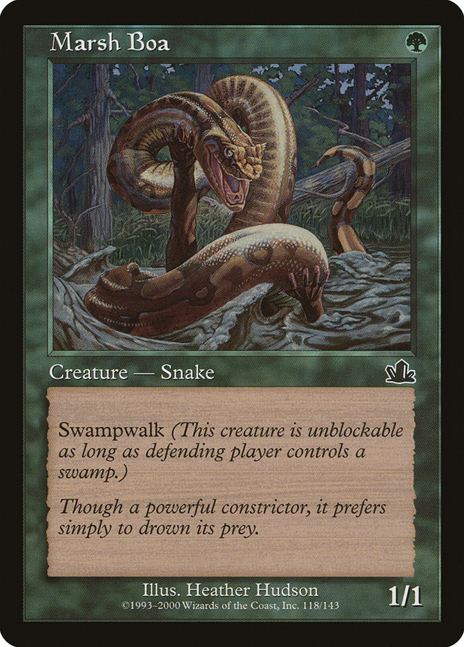 Marsh Boa - carta Magic The Gathering