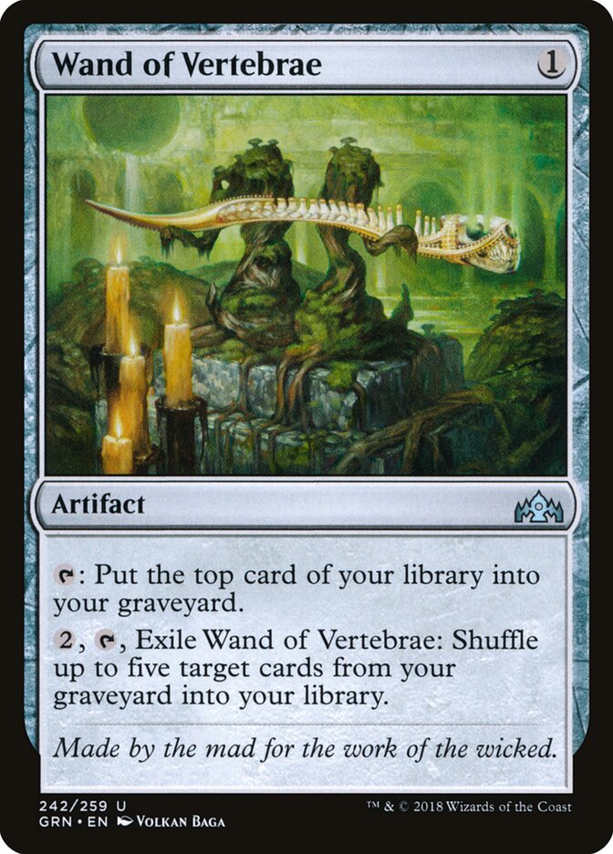 Wand of Vertebrae - carta Magic The Gathering