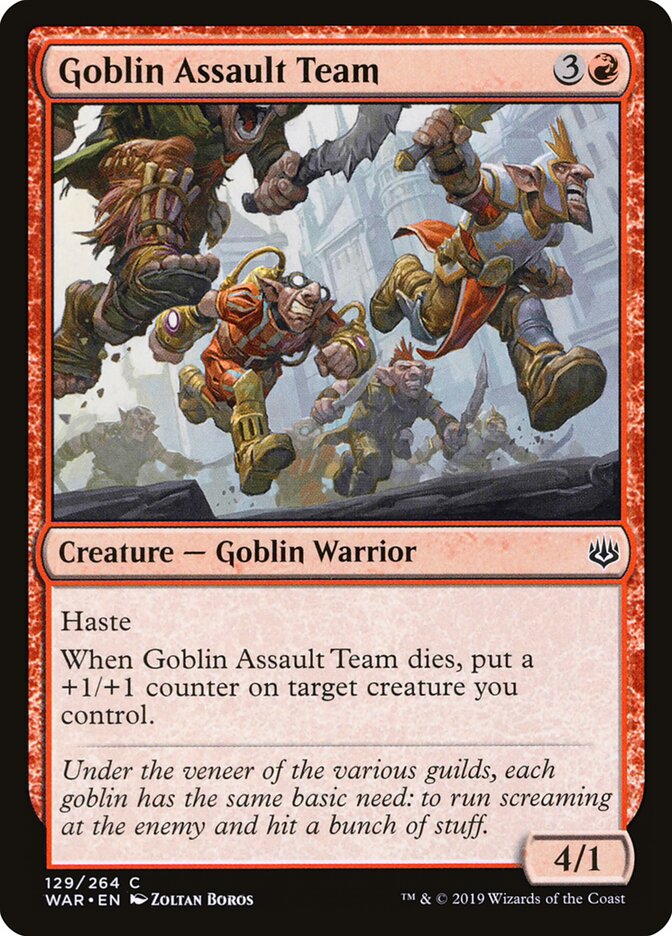 Goblin Assault Team - carta Magic The Gathering
