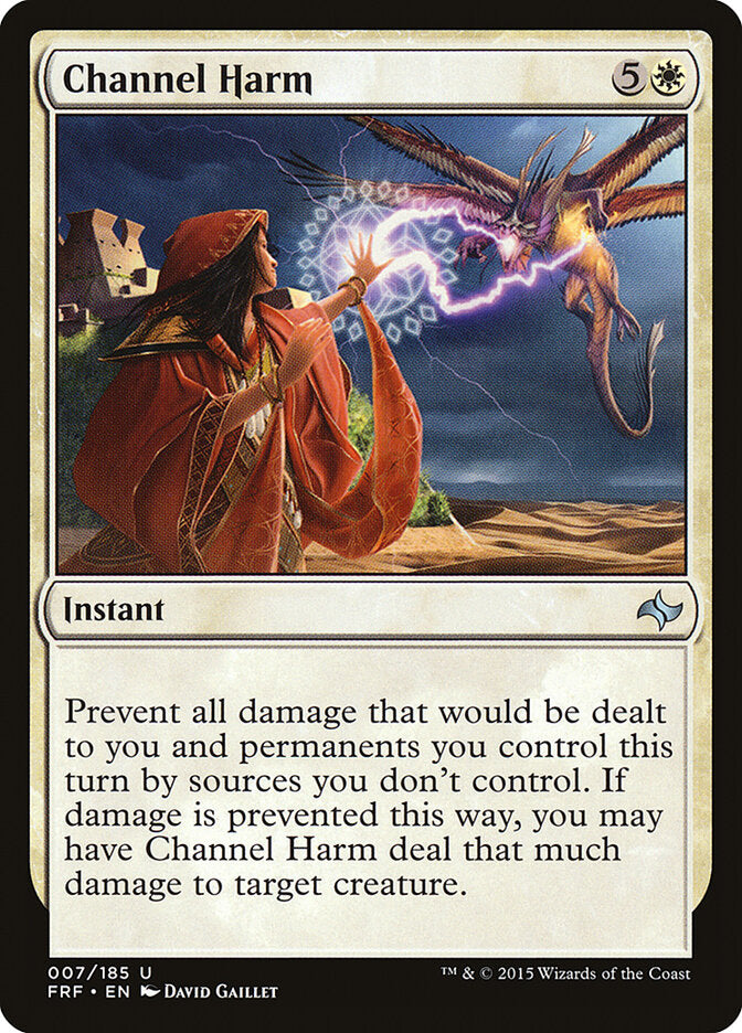 Channel Harm - carta Magic The Gathering