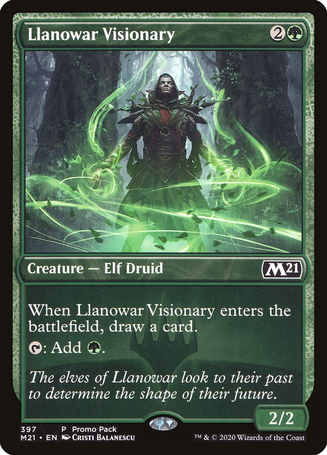 Llanowar Visionary - carta Magic The Gathering