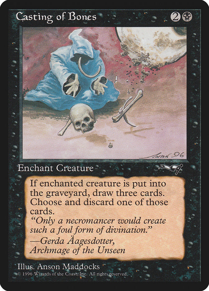 Casting of Bones - carta Magic The Gathering